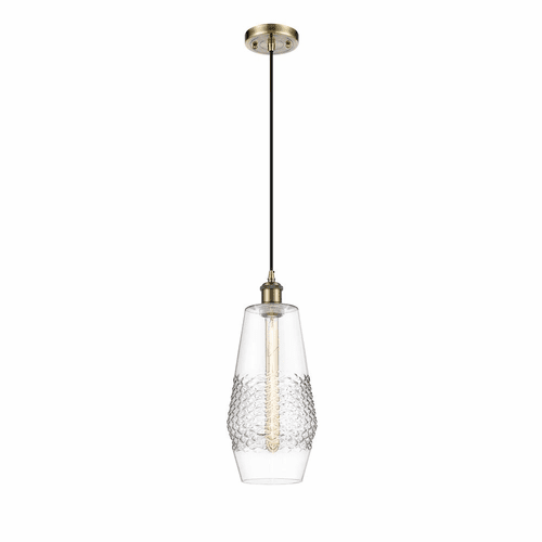 Innovations Windham LED Mini Pendant - Antique Brass - 516-1P-AB-G682-7-LED