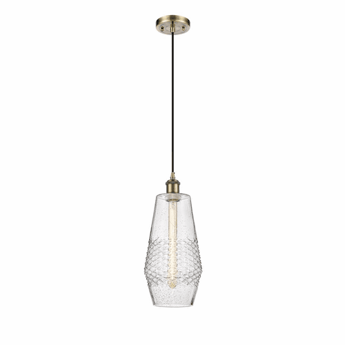 Innovations Windham LED Mini Pendant - Antique Brass - 516-1P-AB-G684-7