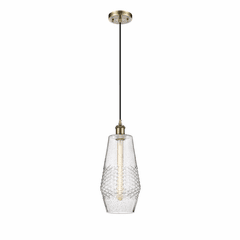 Innovations Windham LED Mini Pendant - Antique Brass - 516-1P-AB-G684-7-LED