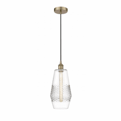 Innovations Windham LED Mini Pendant - Antique Brass - 616-1P-AB-G682-7-LED