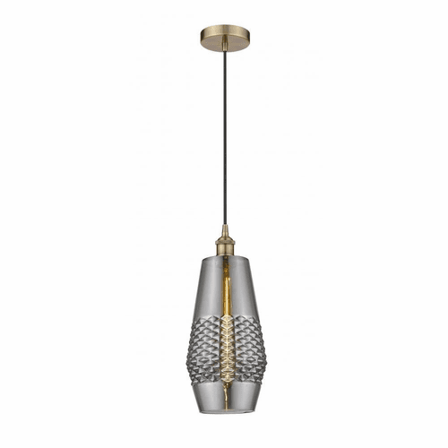 Innovations Windham LED Mini Pendant - Antique Brass - 616-1P-AB-G683-7