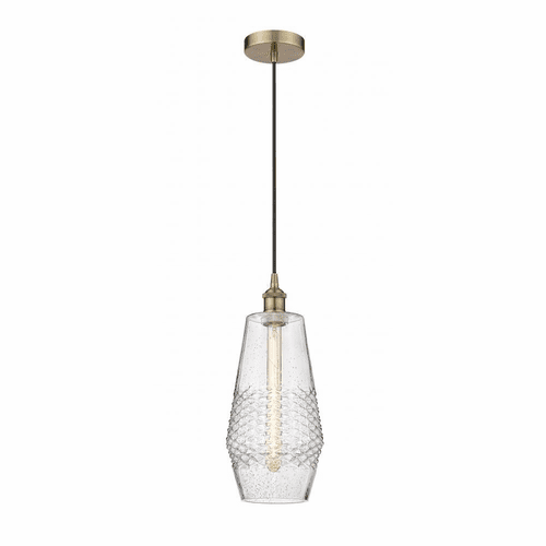 Innovations Windham LED Mini Pendant - Antique Brass - 616-1P-AB-G684-7-LED