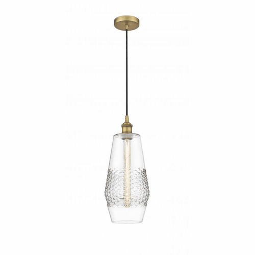Innovations Windham LED Mini Pendant - Brushed Brass - 616-1P-BB-G682-7-LED