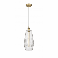 Innovations Windham LED Mini Pendant - Brushed Brass - 616-1P-BB-G684-7-LED