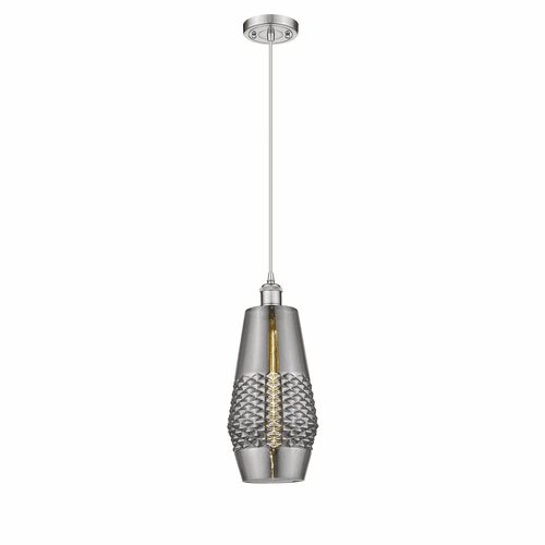 Innovations Windham LED Mini Pendant - Brushed Satin Nickel - 516-1P-SN-G683-7
