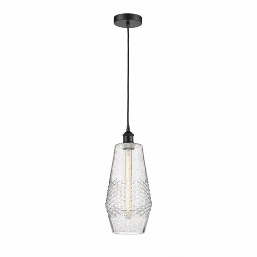 Innovations Windham LED Mini Pendant - Matte Black - 616-1P-BK-G684-7