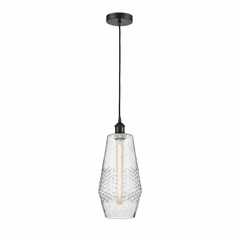 Innovations Windham LED Mini Pendant - Matte Black - 616-1P-BK-G684-7-LED