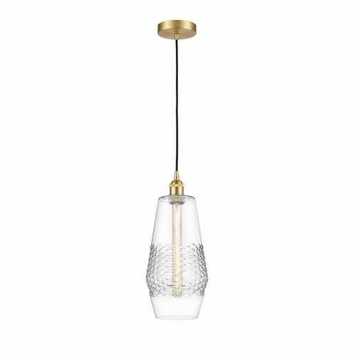 Innovations Windham LED Mini Pendant - Satin Gold - 616-1P-SG-G682-7-LED