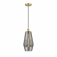 Innovations Windham LED Mini Pendant - Satin Gold - 616-1P-SG-G683-7