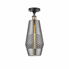 Innovations Windham LED Semi-Flush Mount - Black Antique Brass - 516-1C-BAB-G683-7