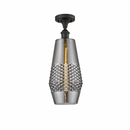 Innovations Windham LED Semi-Flush Mount - Oil Rbd Bronze - 516-1C-OB-G683-7-LED