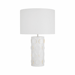 Kate Spade Dottie 1-LT Table Lamp - Matte White - KST1022MWT1