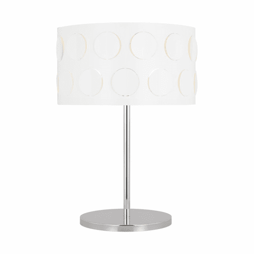 Kate Spade Dottie 2-LT Desk Lamp - Polished Nickel - KST1002PN1