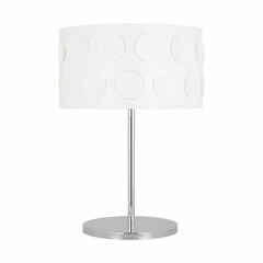 Kate Spade Dottie 2-LT Desk Lamp - Polished Nickel - KST1002PN1