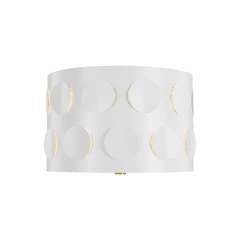 Kate Spade Dottie 2-LT Small Flush Mount - Burnished Brass - KSF1002BBS