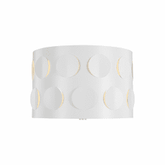 Kate Spade Dottie 2-LT Small Flush Mount - Polished Nickel - KSF1002PN