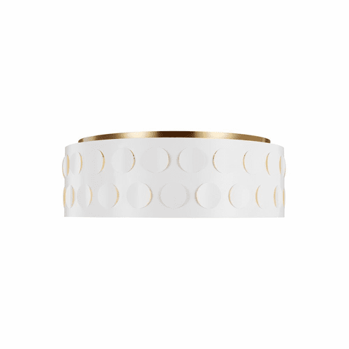 Kate Spade Dottie 4-LT Large Flush Mount - Burnished Brass - KSF1024BBS