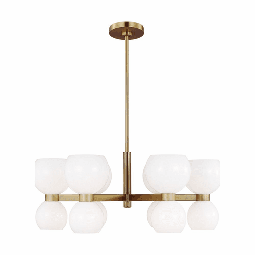 Kate Spade Londyn 12-LT Small Chandelier - Burnished Brass - KSC10212BBSMG