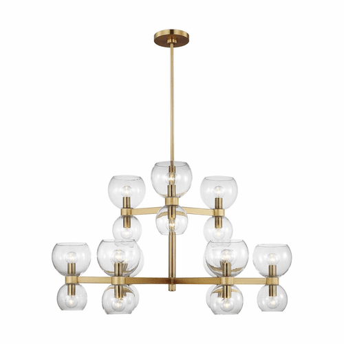 Kate Spade Londyn 18-LT Medium Chandelier - Burnished Brass - KSC10018BBSCG