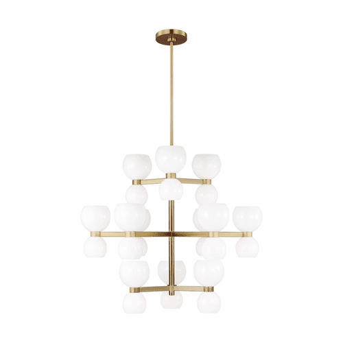 Kate Spade Londyn 24-LT Large Chandelier - Burnished Brass - KSC10124BBSMG