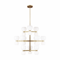 Kate Spade Londyn 24-LT Large Chandelier - Burnished Brass - KSC10124BBSMG