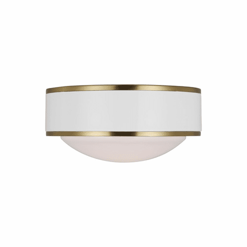 Kate Spade Monroe 1-LT LED Flush Mount - Burnished Brass - KSF1061BBSGW