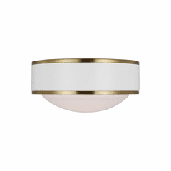 Kate Spade Monroe 1-LT LED Flush Mount - Burnished Brass - KSF1061BBSGW
