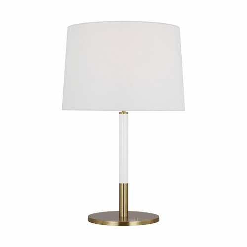 Kate Spade Monroe 1-LT Table Lamp - Burnished Brass / Gloss White - KST1041BBSGW1