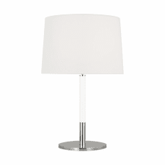 Kate Spade Monroe 1-LT Table Lamp - Polished Nickel / Gloss White - KST1041PNGW1