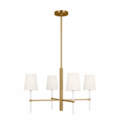 Kate Spade Monroe 4-LT Small Chandelier - Burnished Brass - KSC1074BBSGW Kate Spade Monroe 4-LT Small Chandelier - Burnished Brass - KSC1074BBSGW