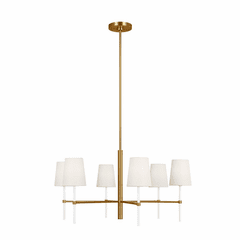 Kate Spade Monroe 6-LT Medium Chandelier - Burnished Brass - KSC1086BBSGW
