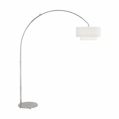 Kate Spade Sawyer 1-LT Floor Lamp - Polished Nickel - KST1031PN1