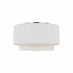 Kate Spade Sawyer 3-LT Flush Mount - Burnished Brass - KSF1043BBS