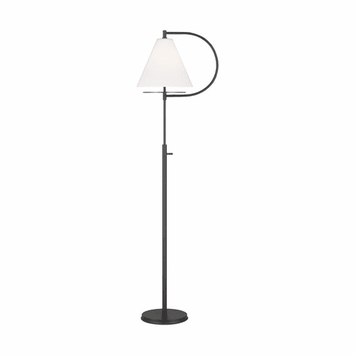 Kelly By Kelly Wearstler Gesture 1-LT Floor Lamp - Midnight Black - KT1251MBK1