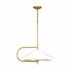 Kelly By Kelly Wearstler Gesture 2-LT Pendant - Burnished Brass - KP1071BBS