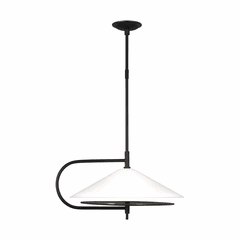 Kelly By Kelly Wearstler Gesture 2-LT Pendant - Midnight Black - KP1071MBK