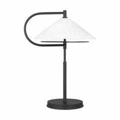 Kelly By Kelly Wearstler Gesture 2-LT Table Lamp - Midnight Black - KT1262MBK1
