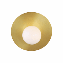Kelly By Kelly Wearstler Nodes 1-LT Angled Wall Sconce - Brass - KW1041BBS