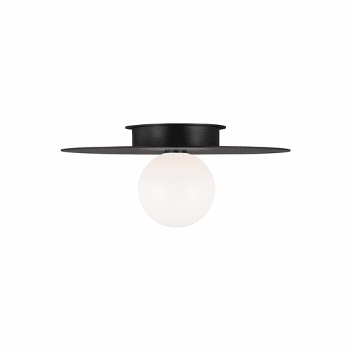 Kelly By Kelly Wearstler Nodes 1-LT Large Flush Mount - Midnight Black - KF1021MBK