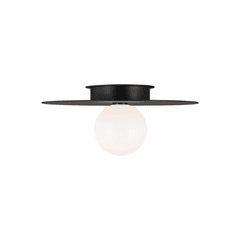 Kelly By Kelly Wearstler Nodes 1-LT Large Flush Mount - Midnight Black - KF1021MBK Kelly By Kelly Wearstler Nodes 1-LT Large Flush Mount - Midnight Black - KF1021MBK