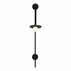 Kelly By Kelly Wearstler Nodes 1-LT Large Pivot Wall Sconce - Black - KW1031MBK