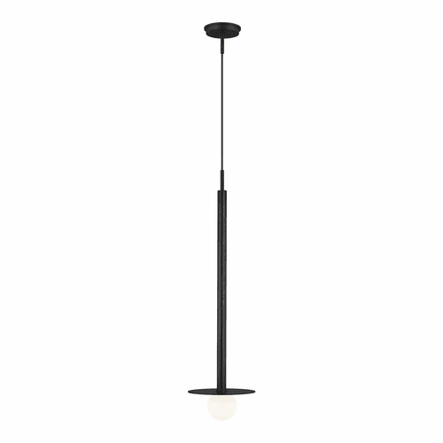 Kelly By Kelly Wearstler Nodes 1-LT Long Pendant - Midnight Black - KP1011MBK