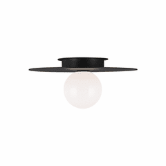 Kelly By Kelly Wearstler Nodes 1-LT Medium Flush Mount - Black - KF1011MBK Kelly By Kelly Wearstler Nodes 1-LT Medium Flush Mount - Black - KF1011MBK