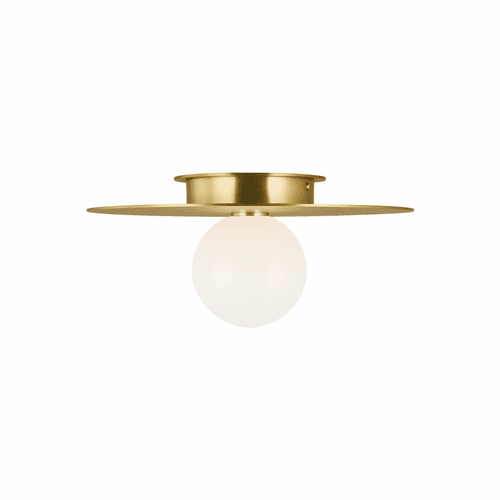 Kelly By Kelly Wearstler Nodes 1-LT Medium Flush Mount - Brass - KF1011BBS