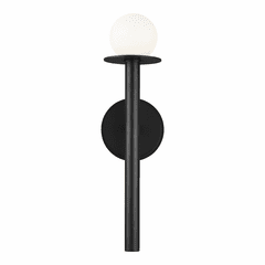 Kelly By Kelly Wearstler Nodes 1-LT Wall Sconce - Midnight Black - KW1001MBK Kelly By Kelly Wearstler Nodes 1-LT Wall Sconce - Midnight Black - KW1001MBK