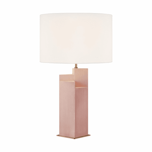 Kelly By Kelly Wearstler Portman 2-LT Table Lamp - Brass/Blush - KT1182BBBS1