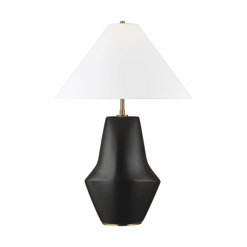 Kelly Wearstler Contour 1-LT Short Table Lamp - Coal - KT1221COL1