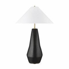 Kelly Wearstler Contour 1-LT Tall Table Lamp - Coal - KT1231COL1
