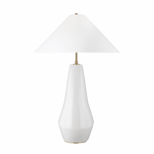 Kelly Wearstler Contour 1-LT Tall Table Lamp - White - KT1231ARC1