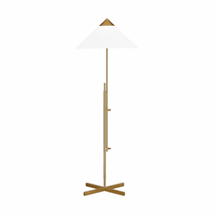 Kelly Wearstler Franklin 1-LT Floor Lamp - Burnished Brass - KT1291BBS1